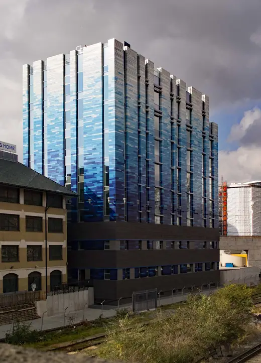The extension building at Battersea Dogs and Cats Home, photographed in 2016.