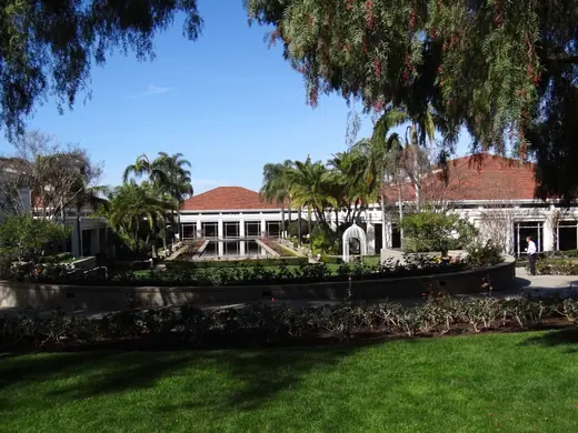 Exterior of the Richard M. Nixon Presidential Library and Birthplace in Yorba Linda, California.
