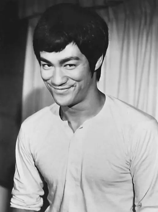 Publicity photograph of Bruce Lee distributed by National General Pictures in June 1973.