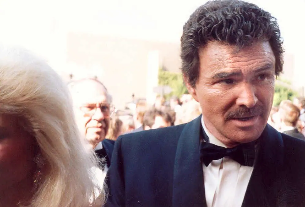 Burt Reynolds photographed at the 43rd Emmy Awards in August 1991.