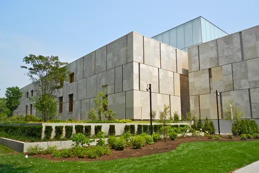 The Barnes Foundation building on the Benjamin Franklin Parkway in Philadelphia.