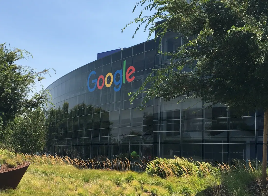 The Googleplex, Google's headquarters campus in Mountain View, California.