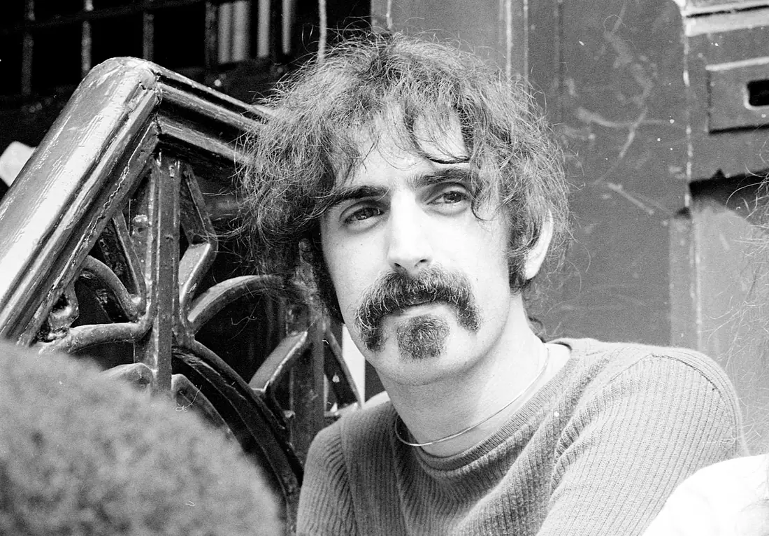 Frank Zappa photographed by a Dutch press agency in June 1970.