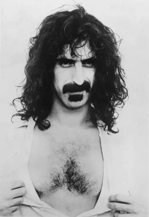Discreet Records publicity photograph of Frank Zappa, dated September 1975.