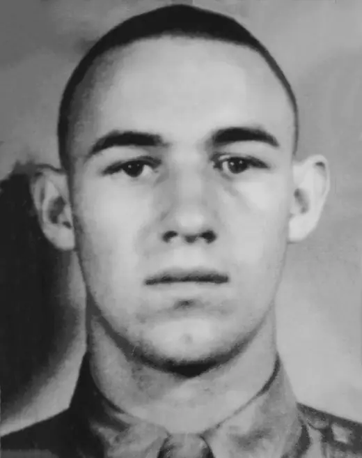 Gene Hackman in United States Marine Corps uniform, around 1951.