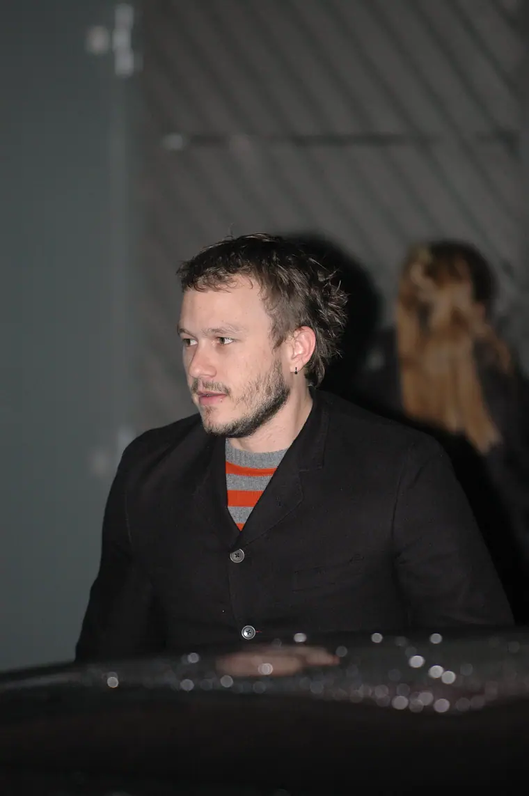 Heath Ledger at a press conference at the Hyatt Hotel, Potsdamer Platz, during the 2006 Berlin International Film Festival.