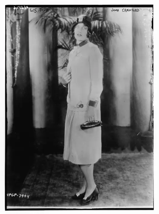 Portrait of a young actress photographed in 1924, before she was famous.