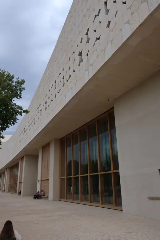 The National Library of Israel building on Kaplan Street, Jerusalem.