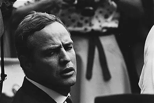 Marlon Brando among the crowd at the Civil Rights March on Washington, August 28, 1963.
