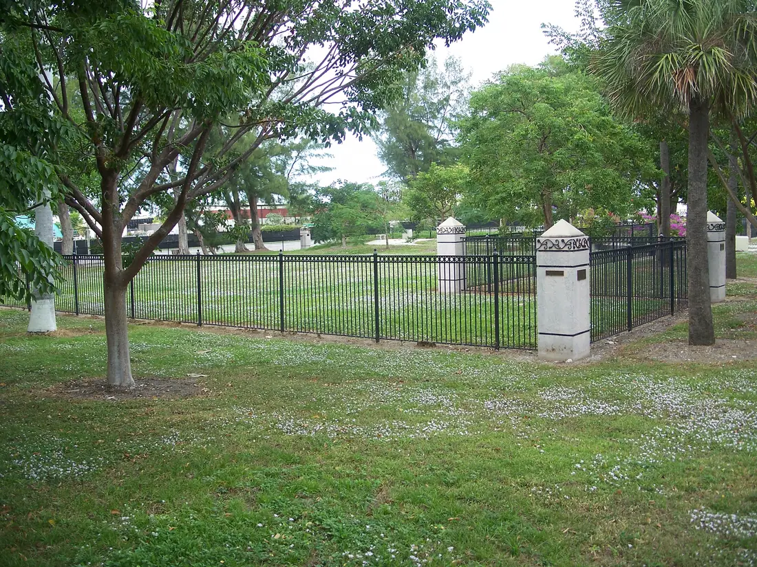 The memorial grounds at the Hurricane of 1928 African-American Mass Burial Site in West Palm Beach.