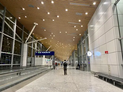 The main terminal building at Kuala Lumpur International Airport.