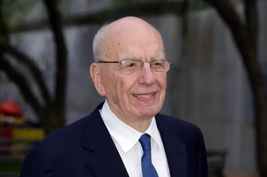 Rupert Murdoch photographed at a Vanity Fair event in New York in 2011.