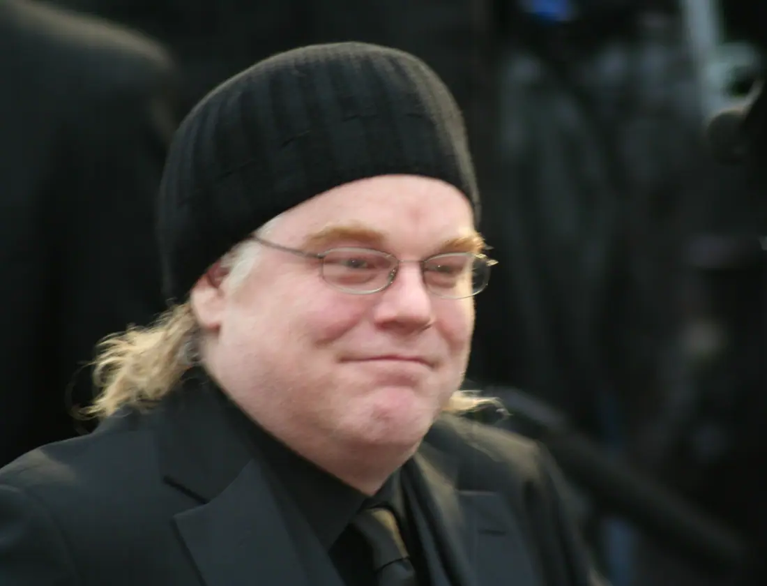 Philip Seymour Hoffman on the red carpet at the 81st Academy Awards in February 2009.