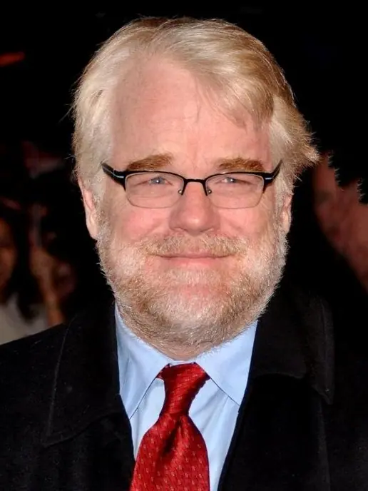 Philip Seymour Hoffman photographed at the Paris premiere of The Ides of March in October 2011.