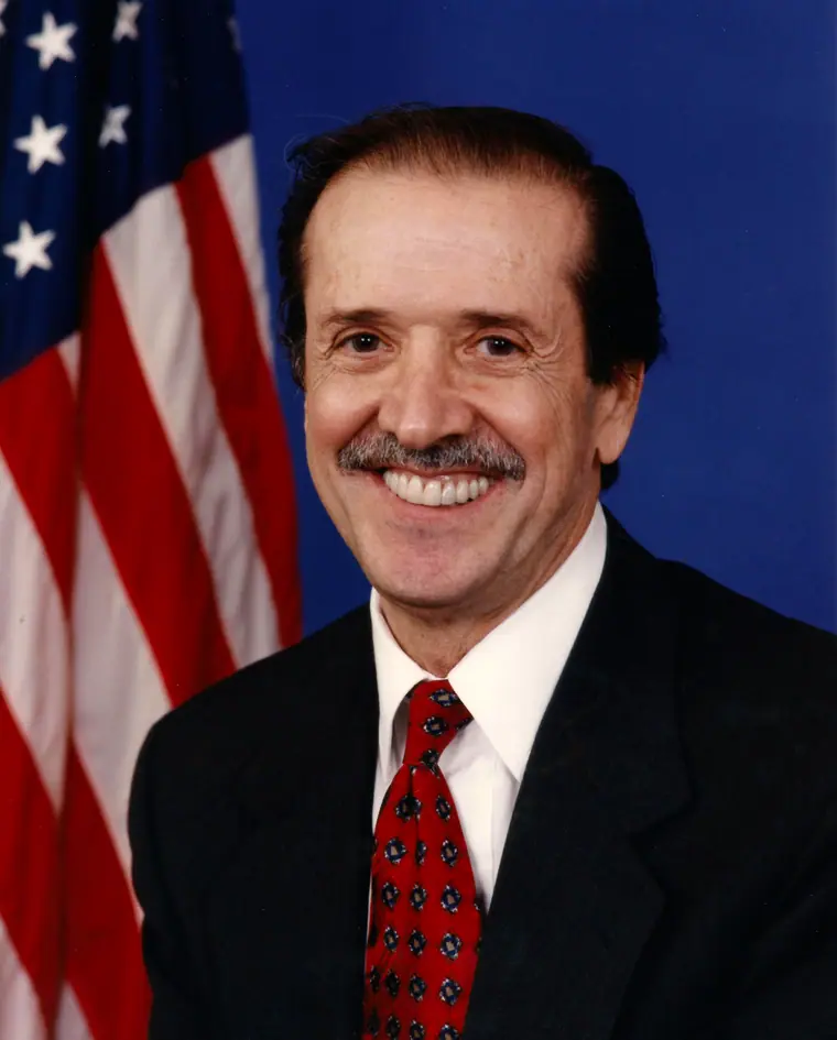 Official United States Congress portrait of Representative Sonny Bono of California.