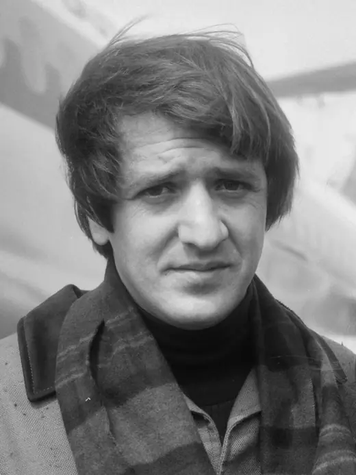 Sonny Bono photographed at Schiphol Airport in the Netherlands, September 1966.