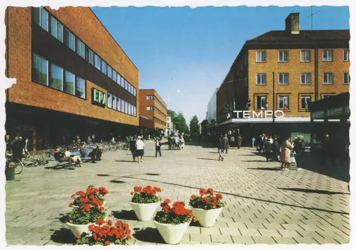 The centre of Umeå, Sweden, photographed in the mid-1960s.