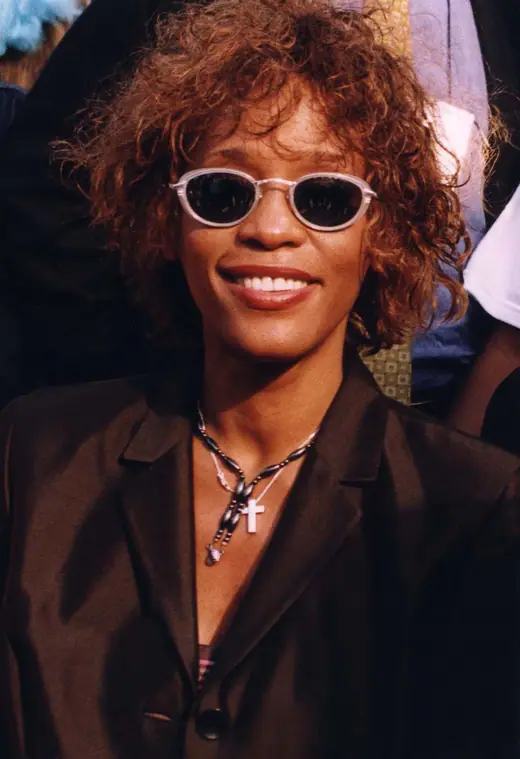 Whitney Houston photographed outside the US Capitol in Washington, DC, October 2000.